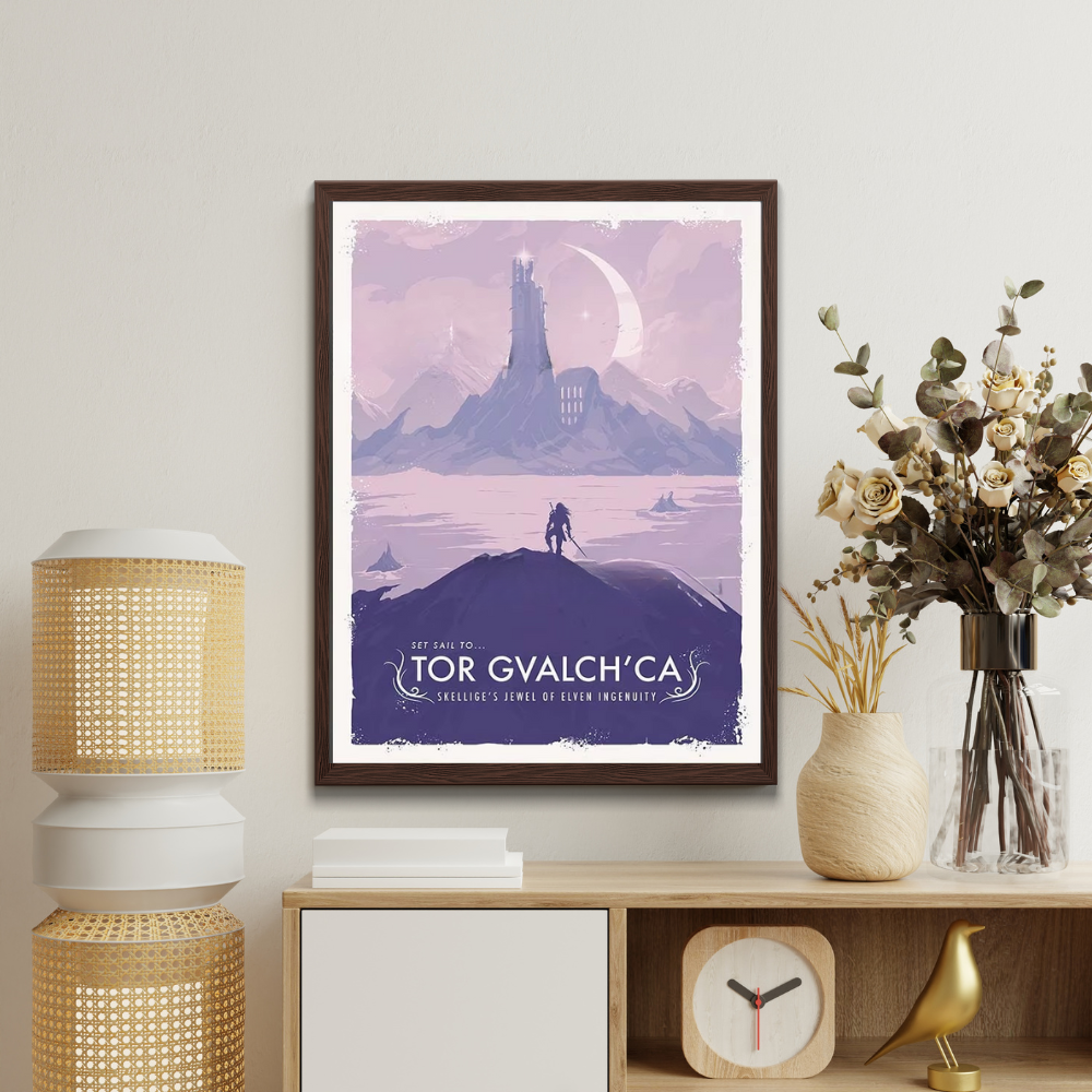 The Witcher Locations Canvas Posters