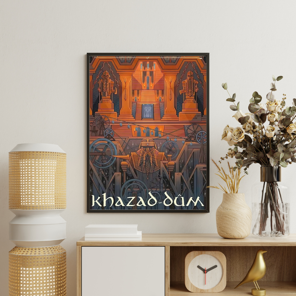 Middle Earth Landmarks Canvas Posters
