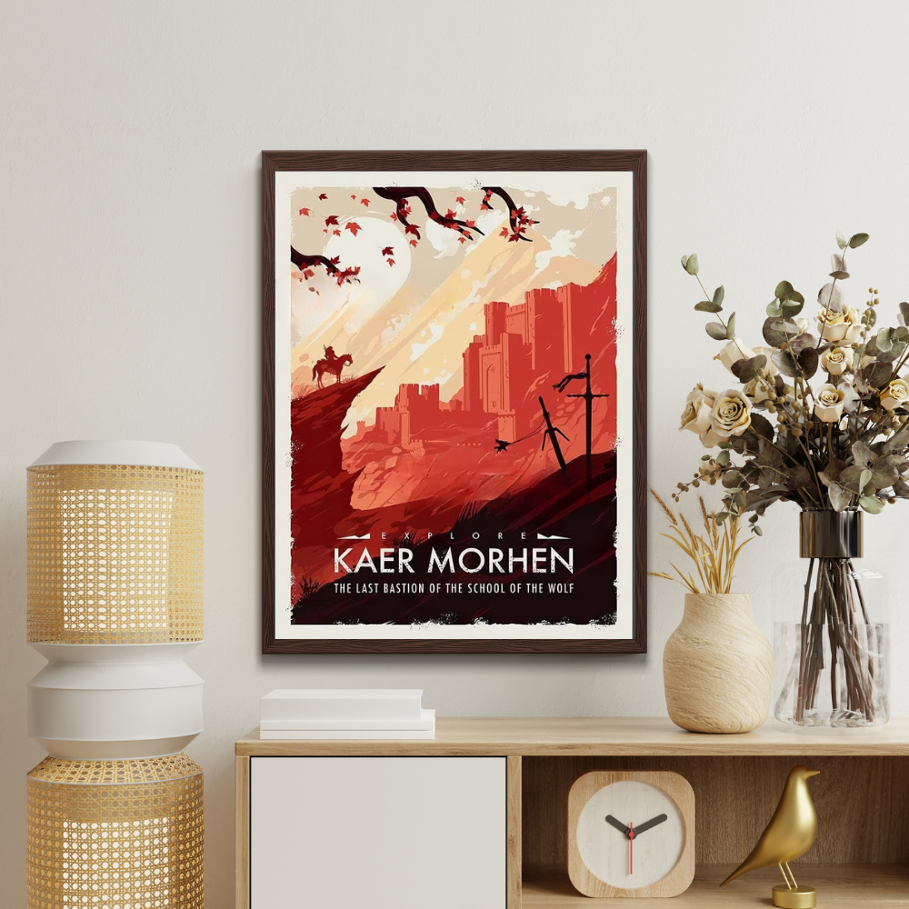 The Witcher Locations Canvas Posters