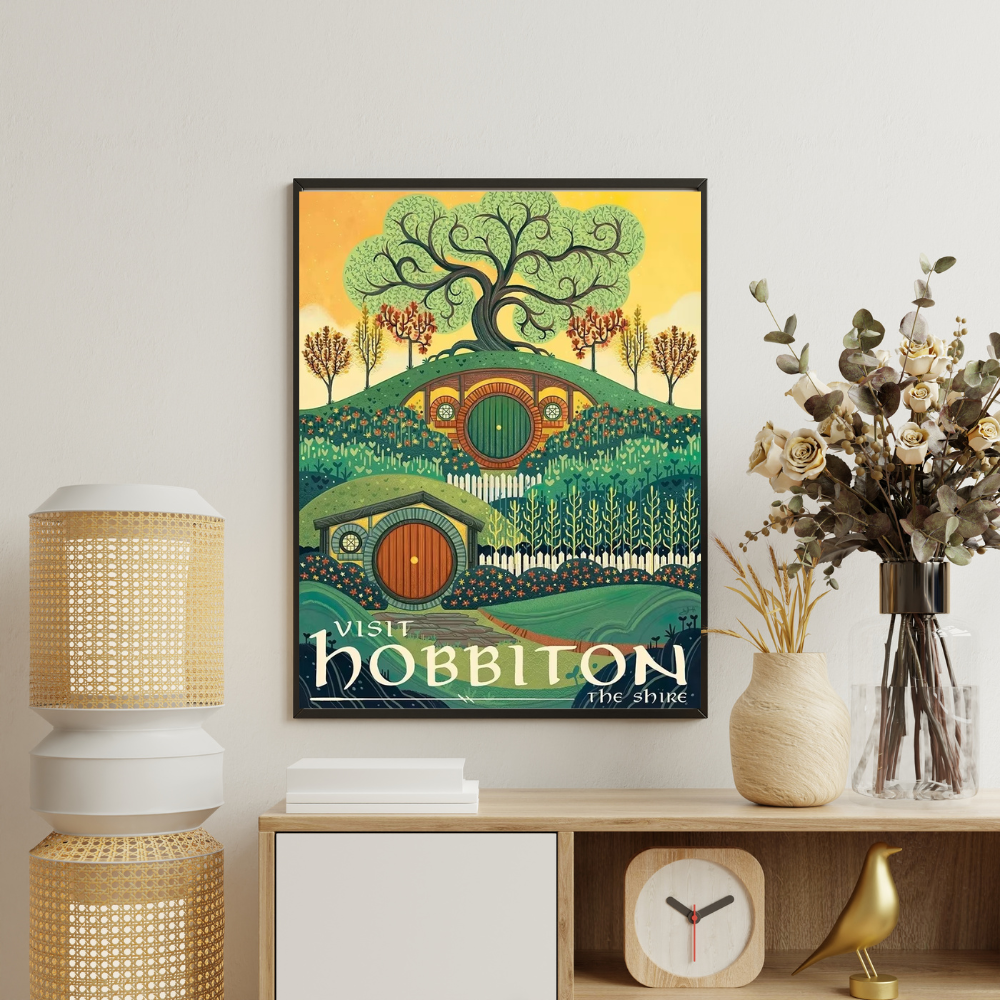 Middle Earth Landmarks Canvas Posters