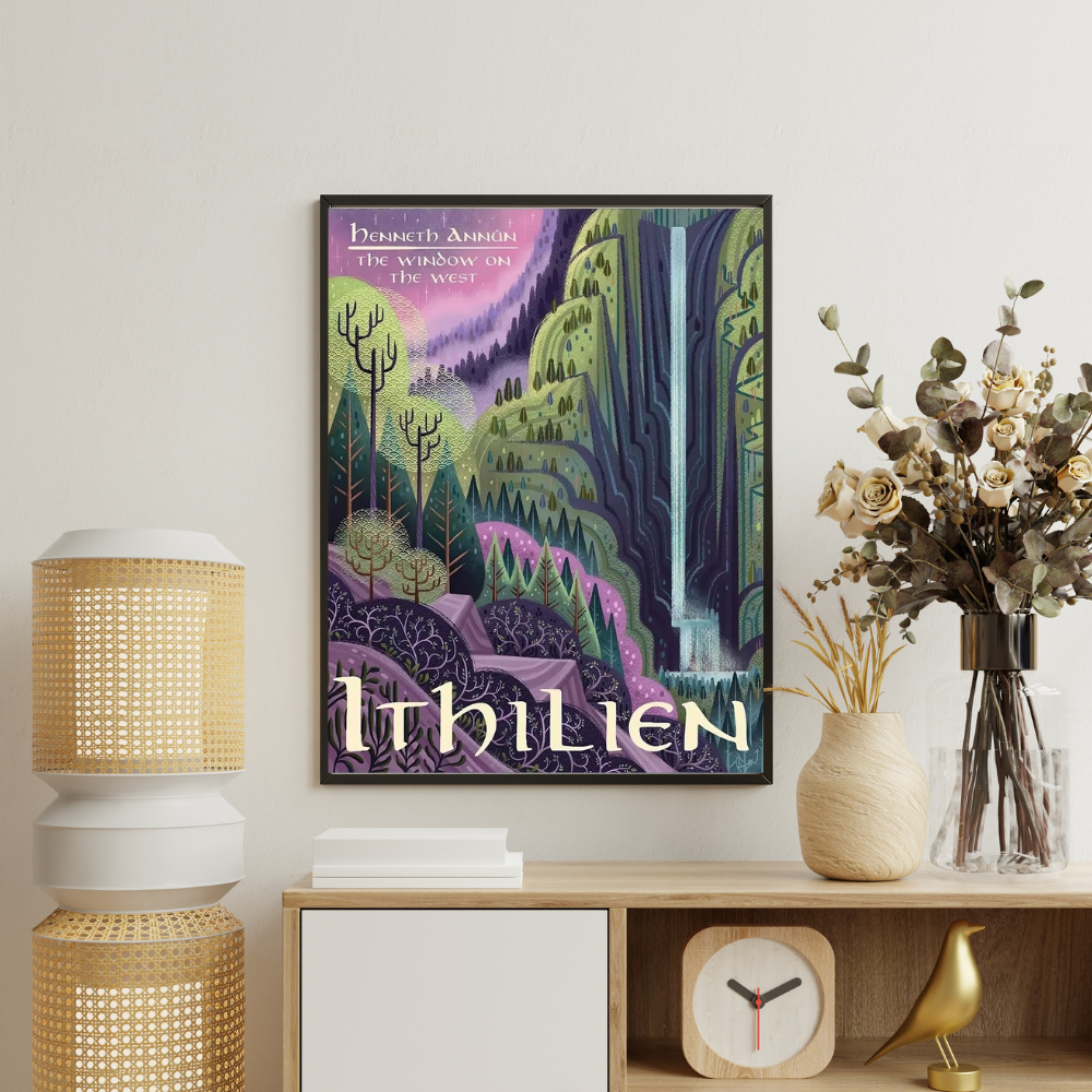 Middle Earth Landmarks Canvas Posters