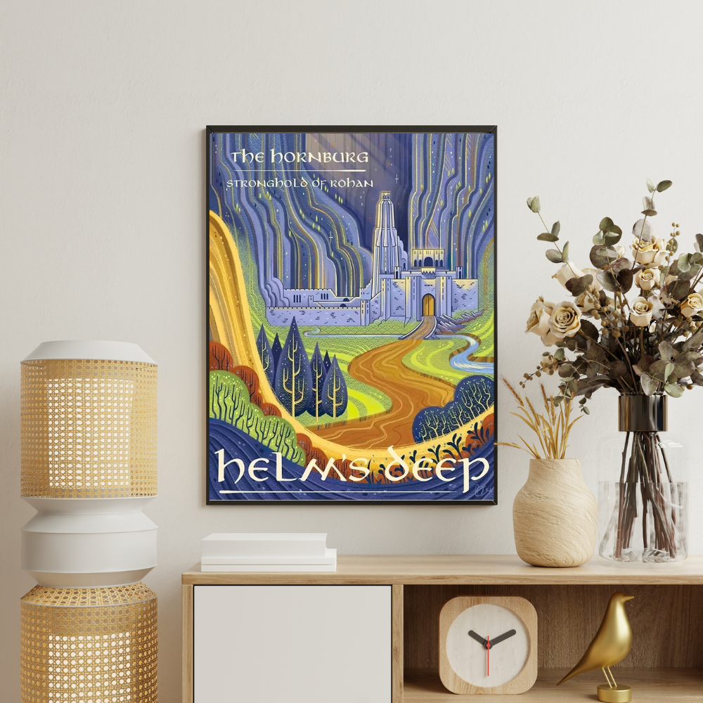Middle Earth Landmarks Canvas Posters