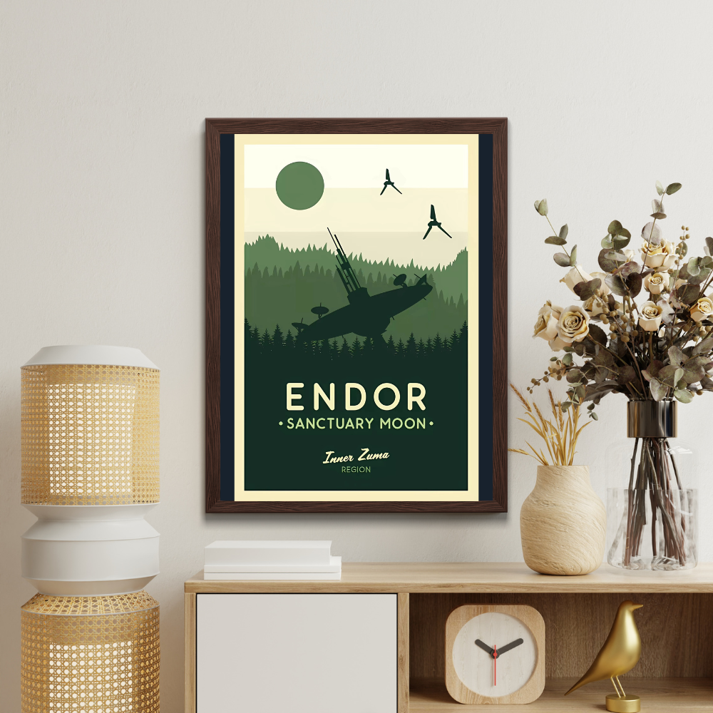Star Wars Planets Canvas Posters