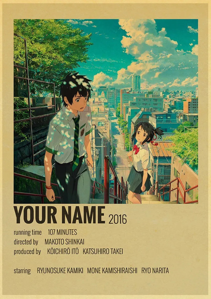 Modern Anime Covers Canvas Posters
