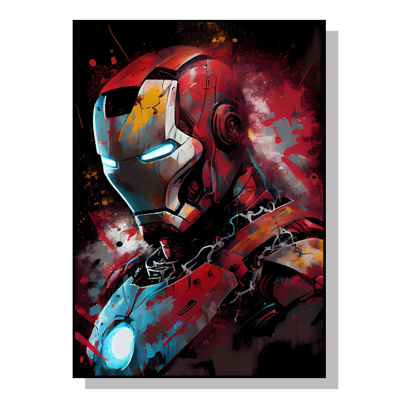 Marvel and DC Superheroes Canvas Posters