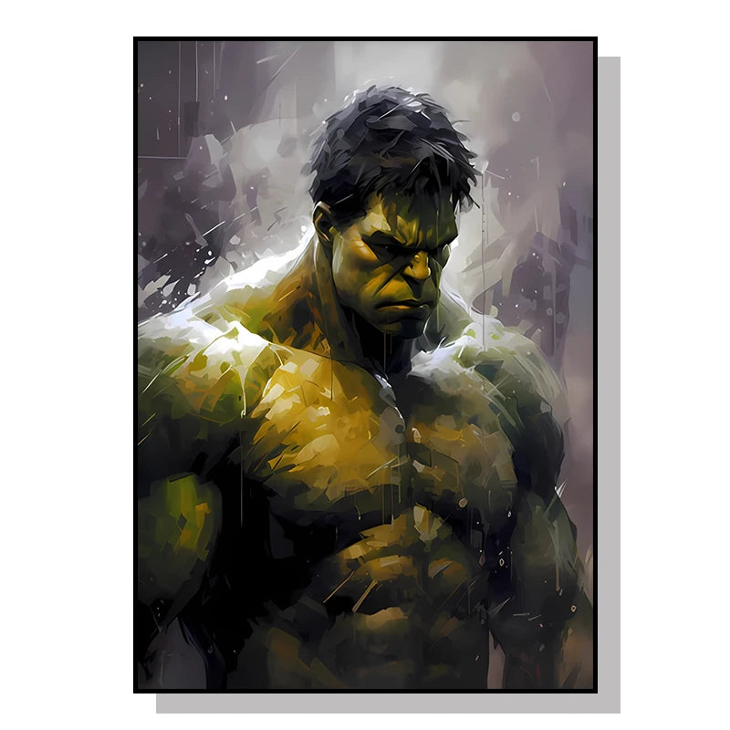 Marvel and DC Superheroes Canvas Posters