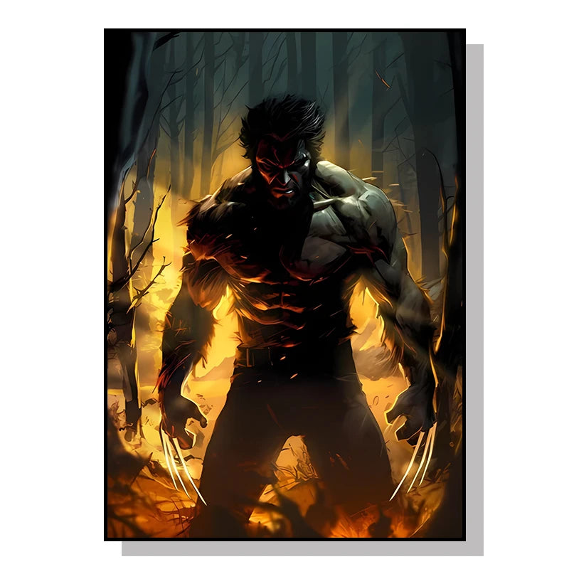 Marvel and DC Superheroes Canvas Posters