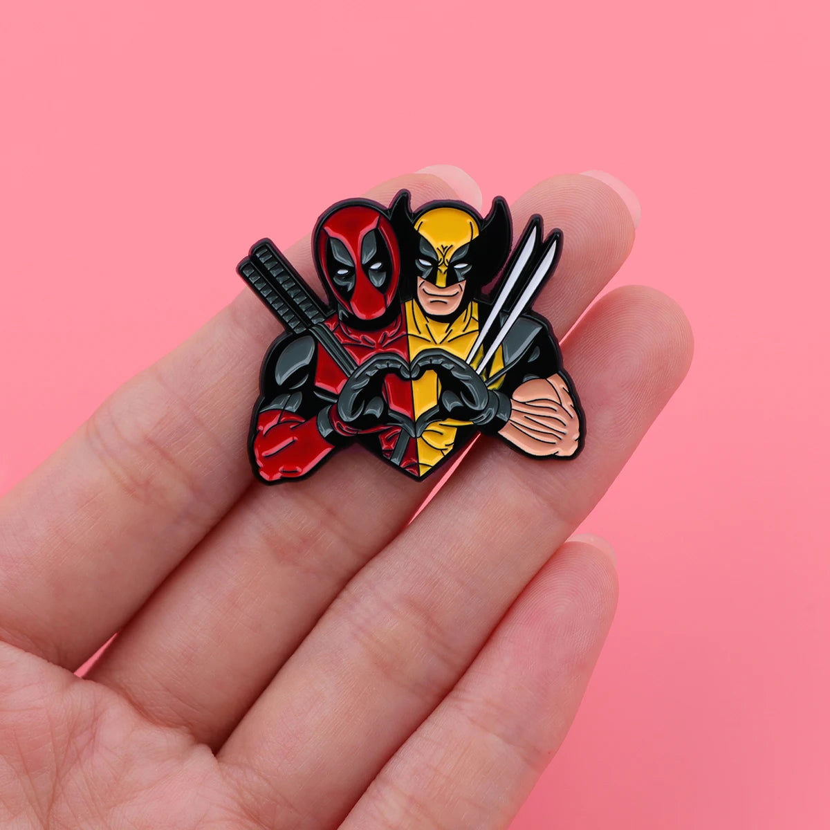 Deadpool Wolverine Enamel Pin