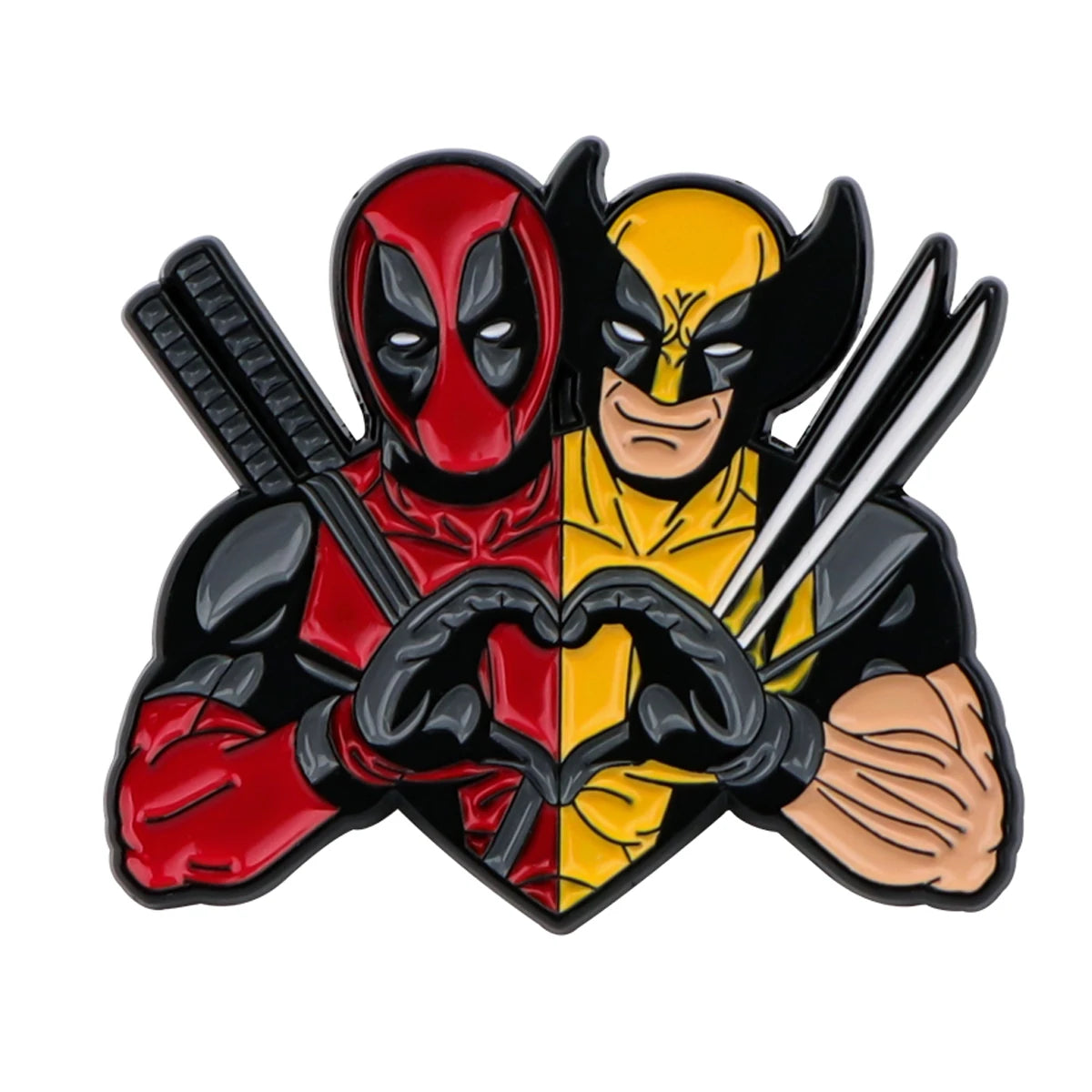 Deadpool Wolverine Enamel Pin