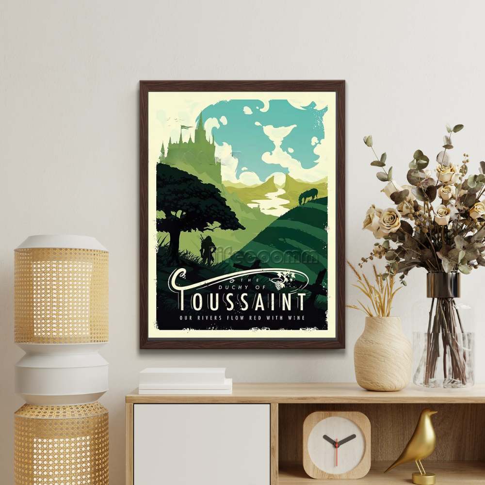 The Witcher Locations Canvas Posters