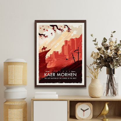 The Witcher Locations Canvas Posters