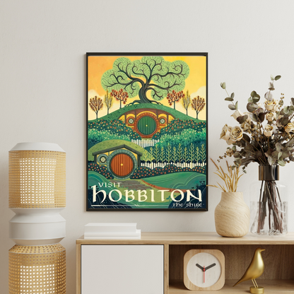 Middle Earth Landmarks Canvas Posters