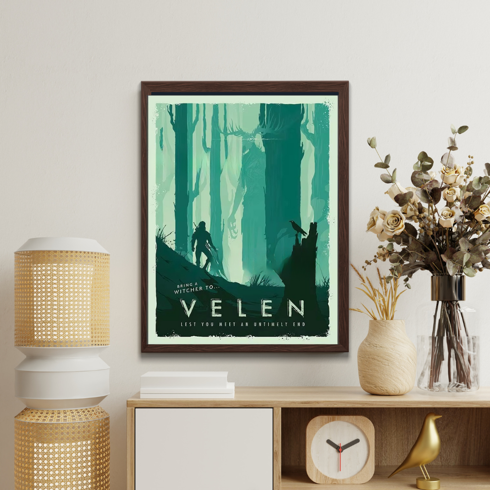 The Witcher Locations Canvas Posters