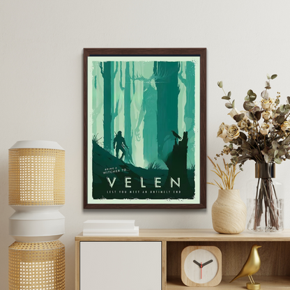 The Witcher Locations Canvas Posters