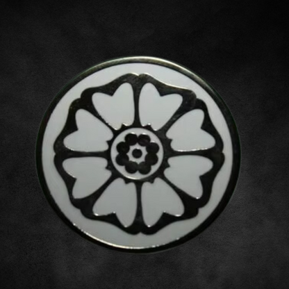 White Lotus Enamel Pin