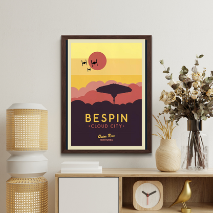 Star Wars Planets Canvas Posters