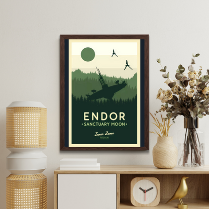 Star Wars Planets Canvas Posters