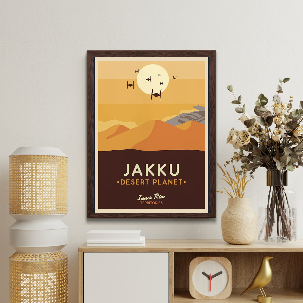 Star Wars Planets Canvas Posters