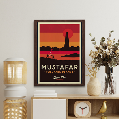 Star Wars Planets Canvas Posters