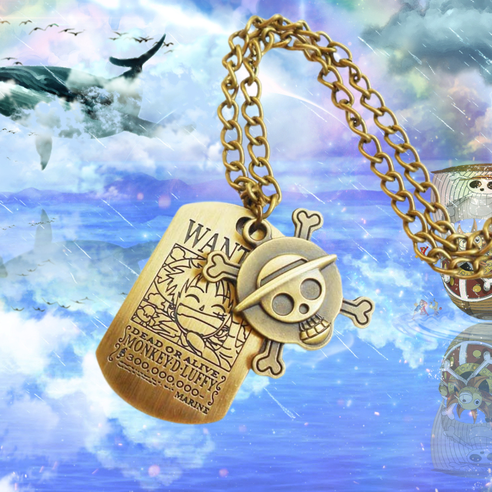 Golden One Piece Keychains and Necklaces