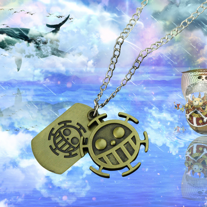 Golden One Piece Keychains and Necklaces