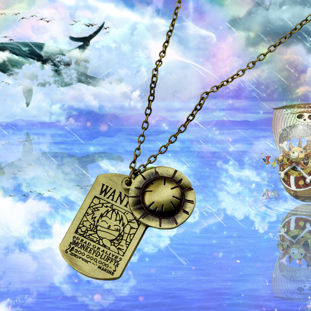 Golden One Piece Keychains and Necklaces