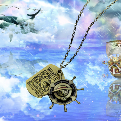 Golden One Piece Keychains and Necklaces