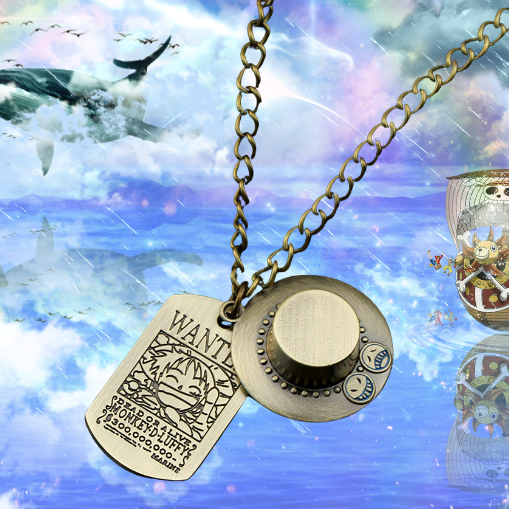 Golden One Piece Keychains and Necklaces