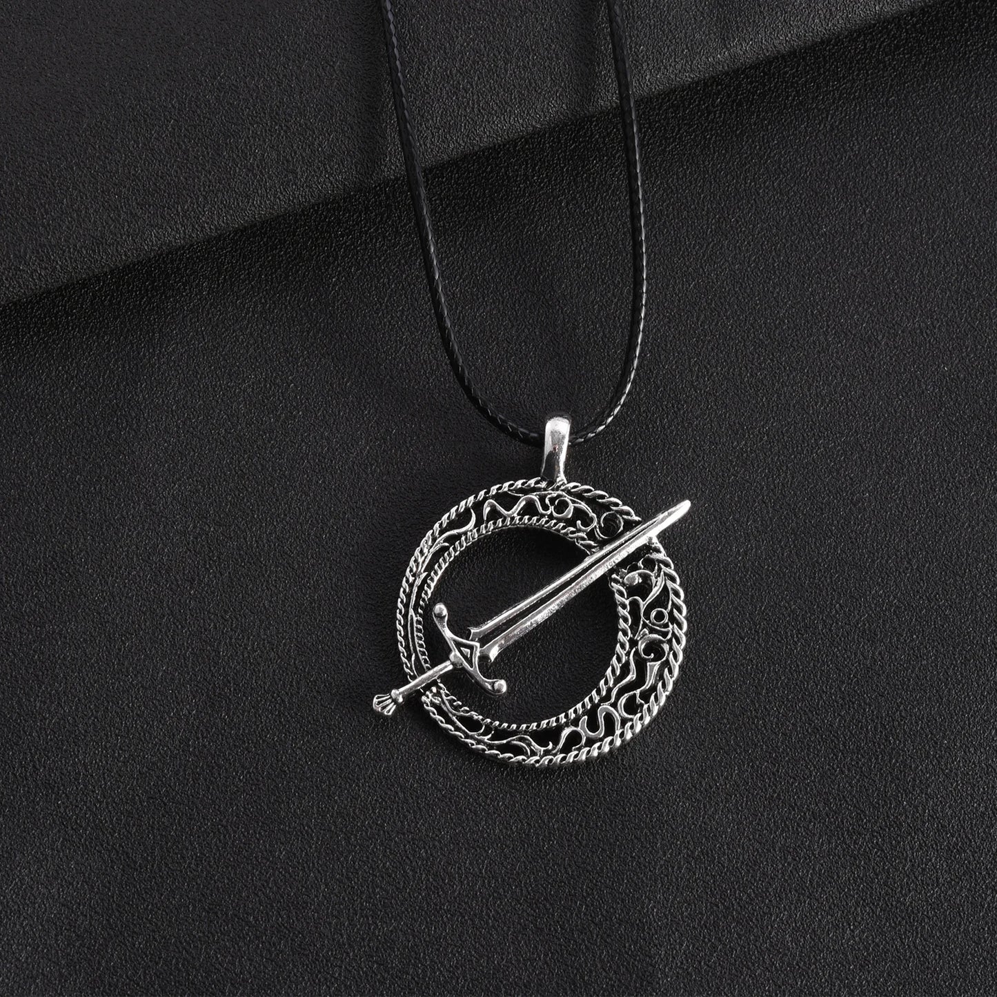 Blade of The Dark Moon Pendant Necklace