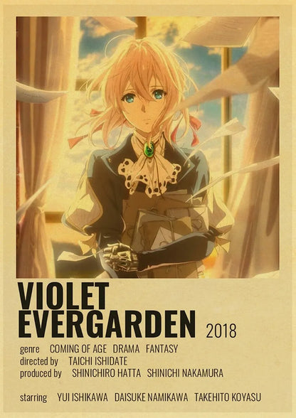Modern Anime Covers Canvas Posters