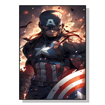 Marvel and DC Superheroes Canvas Posters