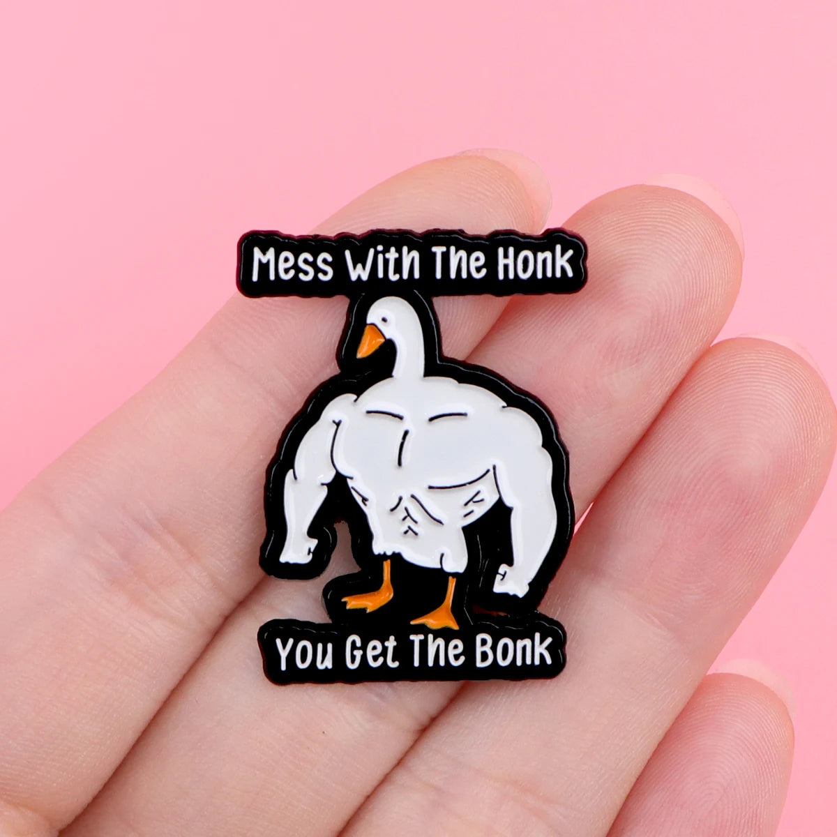 Swole Duck Enamel Pin