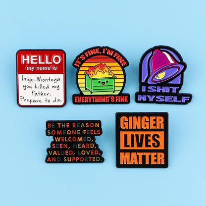 Funny Enamel Pins