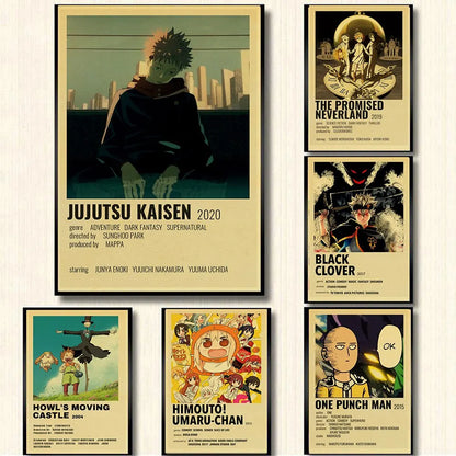 Modern Anime Covers Canvas Posters