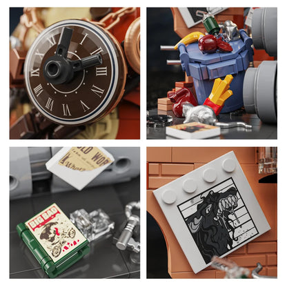 Steampunk Owl Building Set 1286 Pieces
