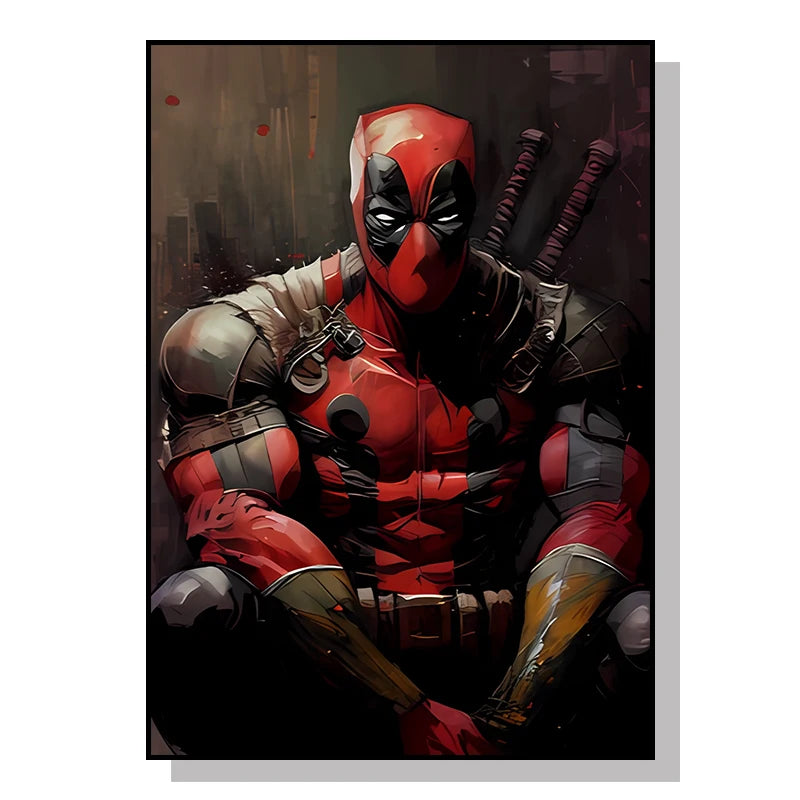 Marvel and DC Superheroes Canvas Posters