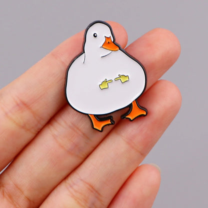 UwU Duck Enamel Pin