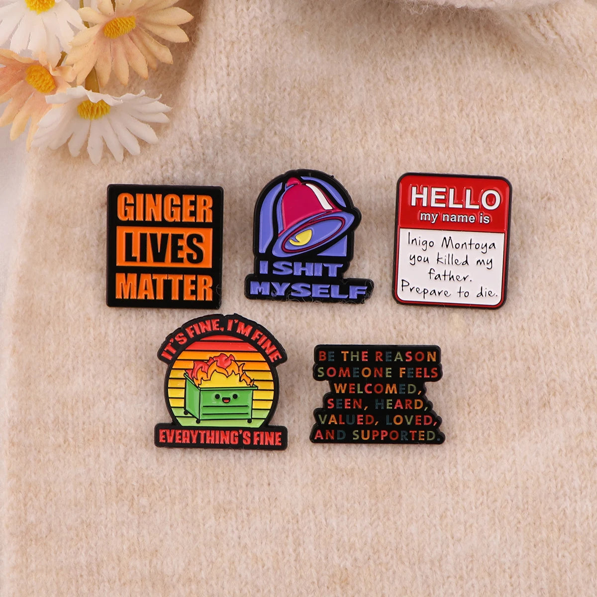 Funny Enamel Pins