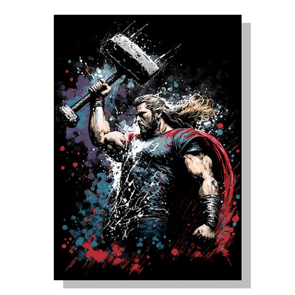 Marvel and DC Superheroes Canvas Posters