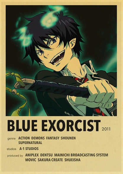 Modern Anime Covers Canvas Posters