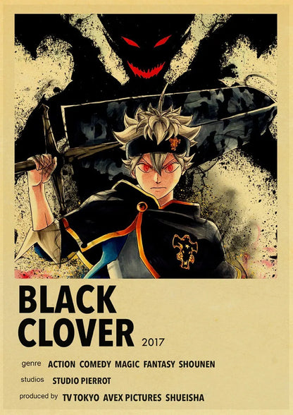 Modern Anime Covers Canvas Posters
