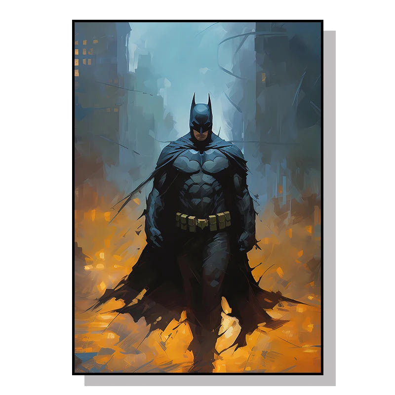 Marvel and DC Superheroes Canvas Posters