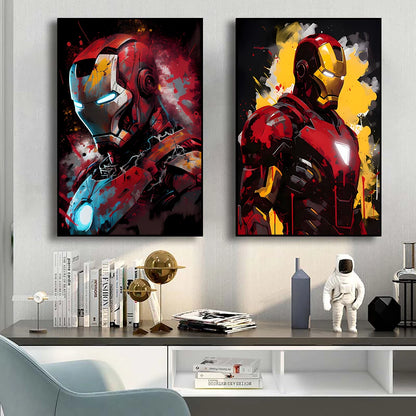 Marvel and DC Superheroes Canvas Posters