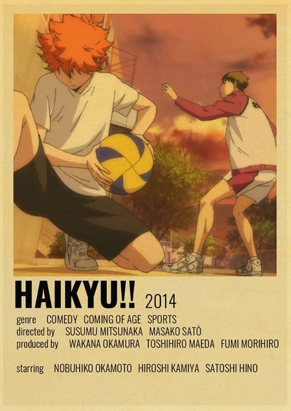 Modern Anime Covers Canvas Posters