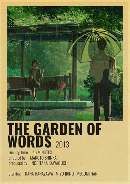 Modern Anime Covers Canvas Posters