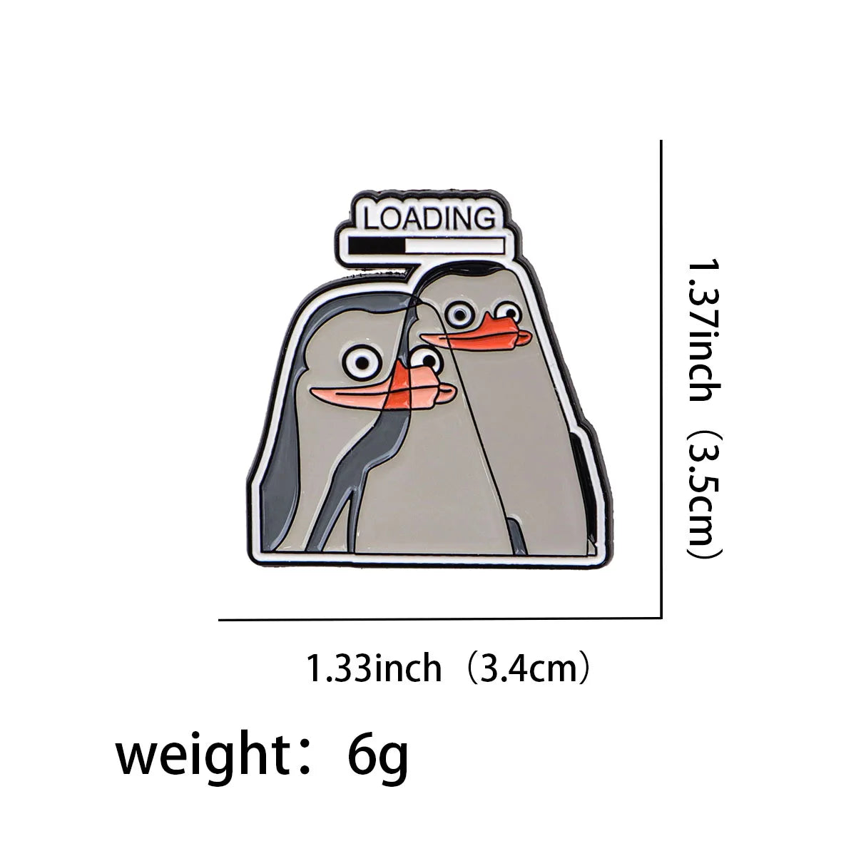 Loading Penguin of Madagascar Enamel Pin