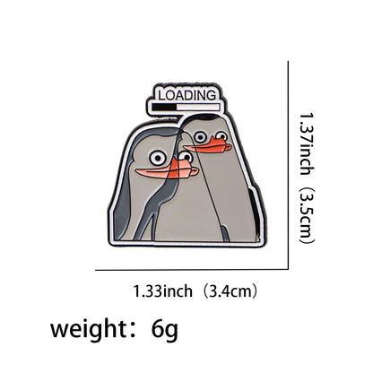 Loading Penguin of Madagascar Enamel Pin