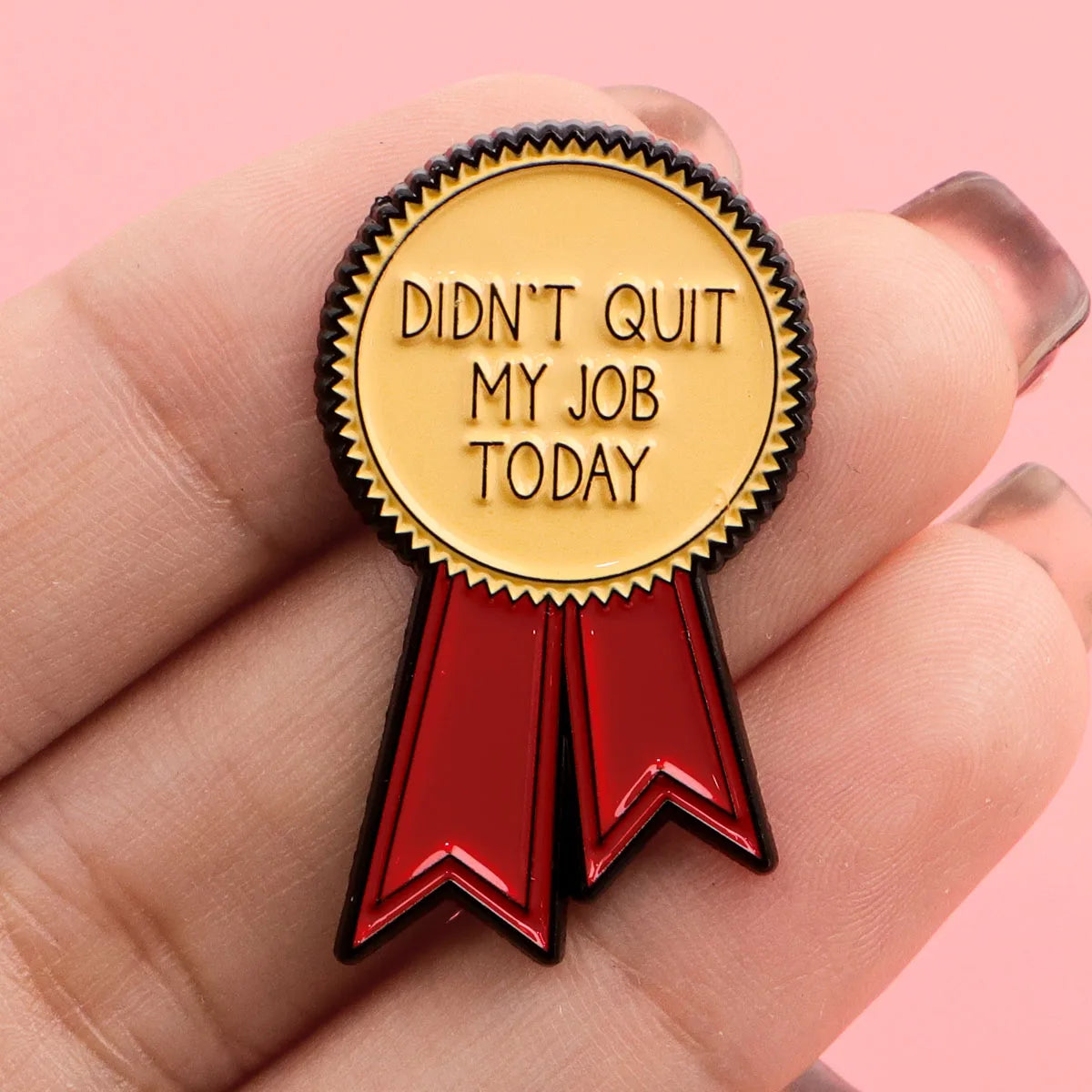 Job Medal Enamel Pin