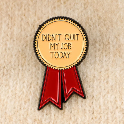 Job Medal Enamel Pin