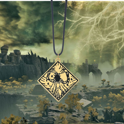 Golden Elden Ring Necklaces